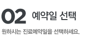 예약일 선택